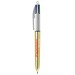 Miniaturansicht des Produkts 4-farbiger Bic-Stift mit Glanzkugelschreiber und Nackenband 4