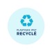 Stylo bille bleue corps et clip plastique en matiere recyclee rpet cadeau d’entreprise