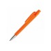Bolígrafo triangular de tacto suave Prisma, bolígrafo publicidad