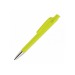 Bolígrafo triangular de tacto suave Prisma, bolígrafo publicidad