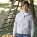 Sweat capuche grand zip enfant cadeau d’entreprise