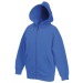 Sweat capuche grand zip enfant cadeau d’entreprise
