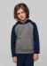 Miniature du produit Sweat-shirt capuche bicolore enfant - Proact 0