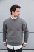 Sweatshirt mit Rundhalsausschnitt authentic meliert - Russell Geschäftsgeschenk