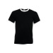 T-shirt bords côtes contrastés cadeau d’entreprise