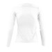 Camiseta manga larga cuello redondo mujer blanca sol's - majestic - 11425b regalo de empresa