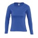 T-shirt femme col rond manches longues couleur sol's - majestic - 11425c cadeau d’entreprise