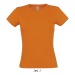 Miniatura del producto Camiseta mujer manga corta color 150 g sol's - miss - 11386c 1