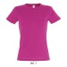 T-shirt femme 150g/m² manches courtes, textile Sol's reclame