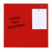 Wandtafel Plakat-Schreiben Glas Magnet 40x60cm Rot Geschäftsgeschenk
