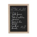 Tableau Mural Ardoise Craie 60 x 40 cm cadre bois naturel cadeau d’entreprise