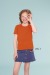 Tee-shirt enfant col rond manches courtes - MILO KIDS - Blanc cadeau d’entreprise