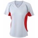 Camiseta de mujer transpirable con cuello de pico regalo de empresa