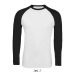 Miniatura del producto Camiseta raglán bicolor de manga larga para hombre - FUNKY LSL - 3XL 1