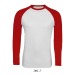 Camiseta raglán bicolor de manga larga para hombre - FUNKY LSL - 3XL regalo de empresa