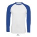 Camiseta raglán bicolor de manga larga para hombre - FUNKY LSL - 3XL regalo de empresa