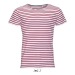 Miniaturansicht des Produkts T-Shirt für Männer mit gestreiftem Rundhalsausschnitt - MILES MEN - 3XL 1