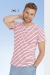 Camiseta de hombre a rayas con cuello redondo - MILES MEN - 3XL regalo de empresa