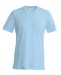 Kariban Herren-T-Shirt mit kurzen Ärmeln und V-Ausschnitt, Kariban-Textilien Werbung