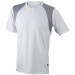 Camiseta transpirable de manga corta para hombre, corriendo publicidad