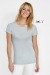 Miniaturansicht des Produkts T-Shirt aus Jersey mit eng anliegendem Rundhalsausschnitt, Damen - MARTIN WOMEN - Weiß 0