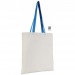 Tote bag anses de couleur - 130g/m², Tote bag publicitaire