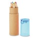 Miniature du produit Tube de 6 crayons de couleur publicitaires 2