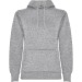 URBAN WOMAN - Sweat-shirt coupe près de corps féminin avec capuche doublé à contraste et au ton du cordon de serrage et poche kangourou cadeau d’entreprise