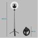 Product thumbnail Yubiwa - 3-in-1 bluetooth selfie pole with light ring and tripod 3