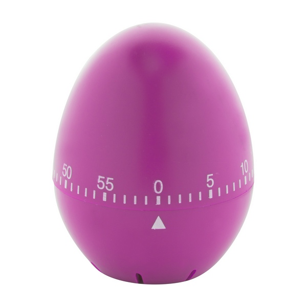 Minuteur De Cuisine Mécanique – Forme De Poire – Couleur Violette – 60 Minutes
