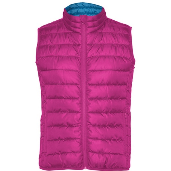 Chaleco de plumón ligero para mujer, chaleco cálido con cuello ligero para  exteriores, rosa, talla S