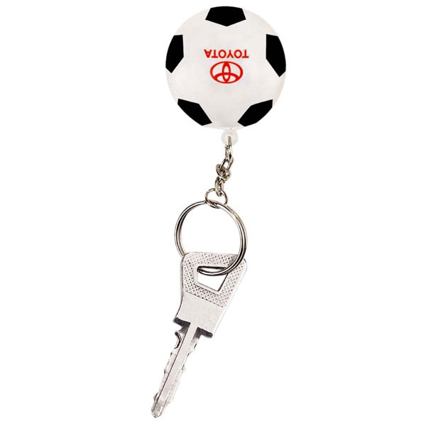 4 Porte-Clés Football Anti-Stress - Mini Ballon PVC Et Chaussure Métal | Cadeau Enfants, Fans De Sport | Diamètre 2cm