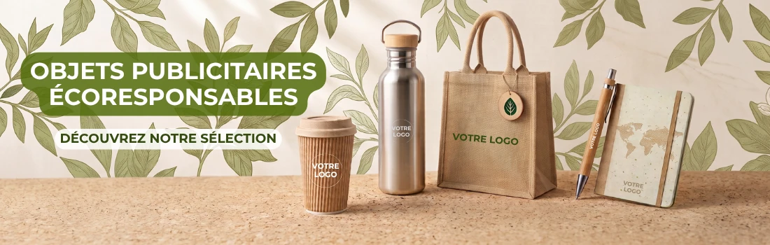 Objets publicitaires personnalisés écoresponsables