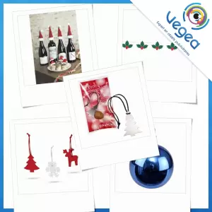 Accessoires et décoration de Noël publicitaire, personnalisés avec logo | Goodies Vegea