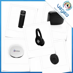 Aperçu de produits de type casque audio publicitaire personnalisé