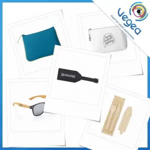 Accessoires de voyage écoresponsables, personnalisés avec votre logo | Goodies Vegea