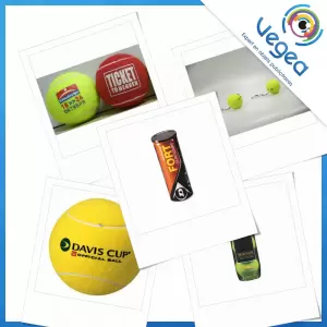 Balle de tennis publicitaire, personnalisée avec votre logo