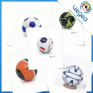 Ballon de football publicitaire, personnalisé avec votre logo | Goodies Vegea