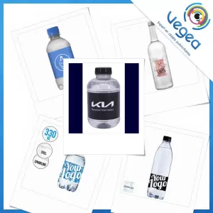 Bouteilles d'eau personnalisées avec logo | Goodies Vegea