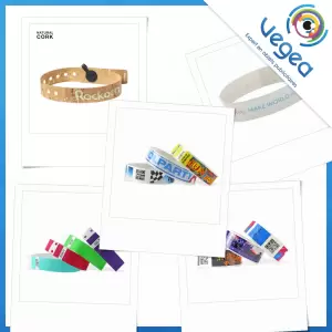 Bracelets publicitaires divers | Bracelets divers personnalisés avec logo