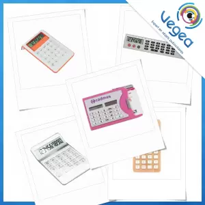Calculatrice publicitaire personnalisée avec votre logo | Goodies Vegea