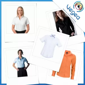 Chemise femme publicitaire personnalisée avec votre logo | Goodies Vegea