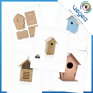 Maison et nichoir pour oiseaux publicitaire | Maisons et nichoirs pour oiseaux personnalisés avec logo | Goodies Vegea
