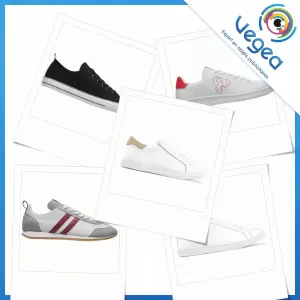 Sneakers publicitaires, personnalisées avec votre logo | Goodies Vegea