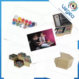 Palette et boîte de peinture publicitaire | Palettes et boîtes de peinture personnalisées avec logo | Goodies Vegea