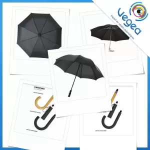 Parapluie automatique publicitaire | Parapluies automatiques personnalisés avec logo | Goodies Vegea