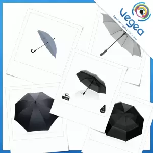 Parapluie tempête publicitaire personnalisé avec votre logo | Goodies Vegea
