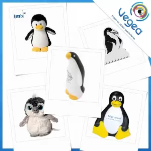 Pingouin publicitaire | Pingouins personnalisés avec logo | Goodies Vegea