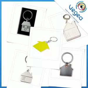 Aperçu de produits de type Porte-clés maison publicitaire personnalisé