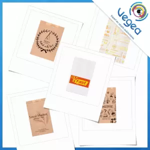 Sachet viennoiserie en papier publicitaire | Sachets viennoiseries en papier personnalisés avec logo | Goodies Vegea